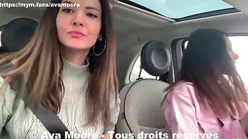 Deux salopes françaises Ava Moore et Glory Zavatrash sucent un camionneur sur une aire d'autoroute - Porno Réalité